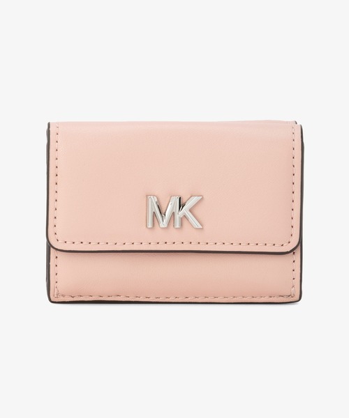 【未使用美品】MICHAEL KORS 三つ折り財布 ピンク 財布 MICHAEL KORS レディース三つ折財布(色:ピンク系)|財布