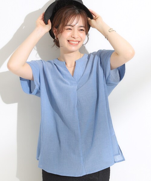 SHOO・LA・RUE（シューラルー） ブラウス シャツ 半袖 「S-LL 
