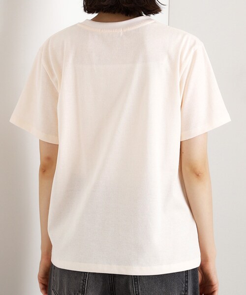 THE SHOP TK tシャツ 半袖 カレッジ＆フォトプリントTシャツ「洗濯機OK