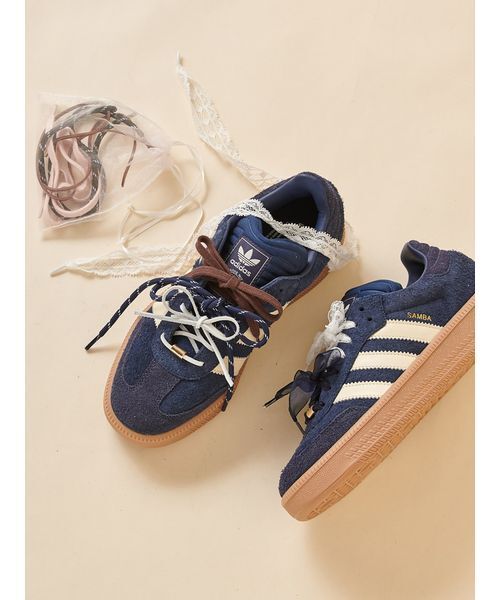 adidas Originals(アディダスオリジナルス) 別注 Samba XLG スニーカー レディース JPN：24 【中古】【ブランド古着バズストア】 adidas（アディダス） スニーカー 「adidas Originals」SAMBA XLG