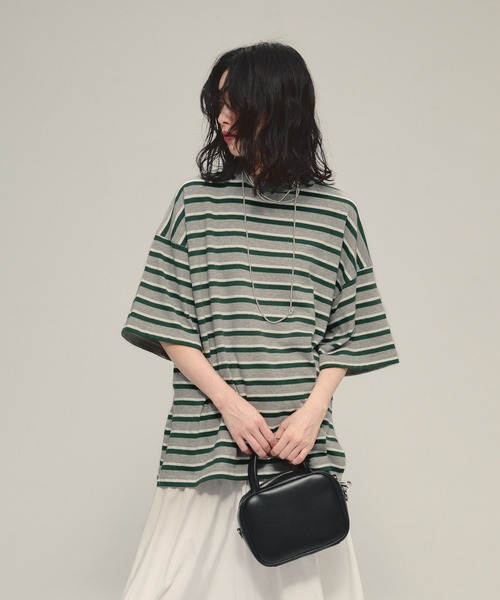 tシャツ 「eL」Border Big TEE/581141 レディース | ブランド登録なし | 06