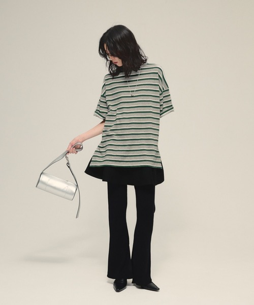 tシャツ 「eL」Border Big TEE/581141 レディース | ブランド登録なし | 07