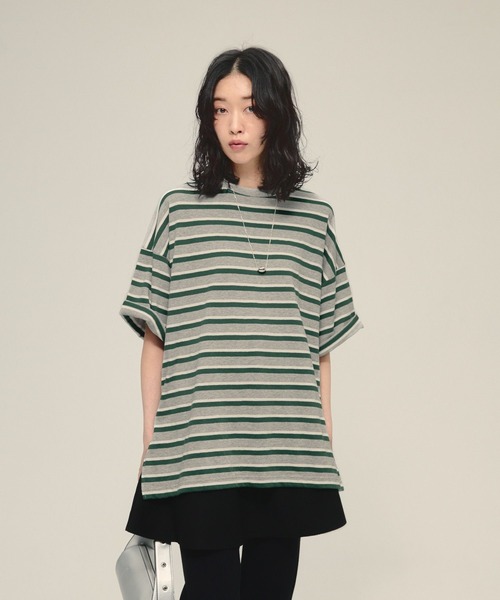 tシャツ 「eL」Border Big TEE/581141 レディース | ブランド登録なし | 08