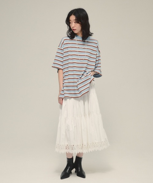 tシャツ 「eL」Border Big TEE/581141 レディース | ブランド登録なし | 10