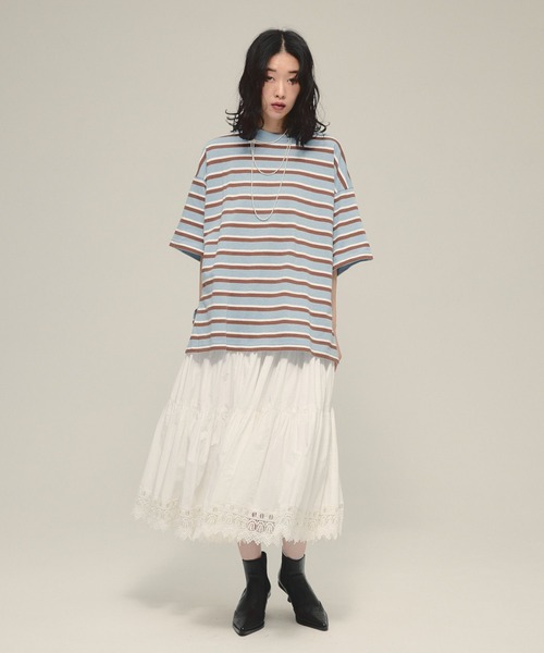 tシャツ 「eL」Border Big TEE/581141 レディース | ブランド登録なし | 11