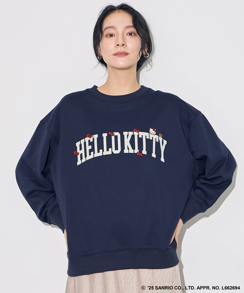 ANY（エニィ） トレーナー スウェット 「ハローキティ×ANY」ロゴ