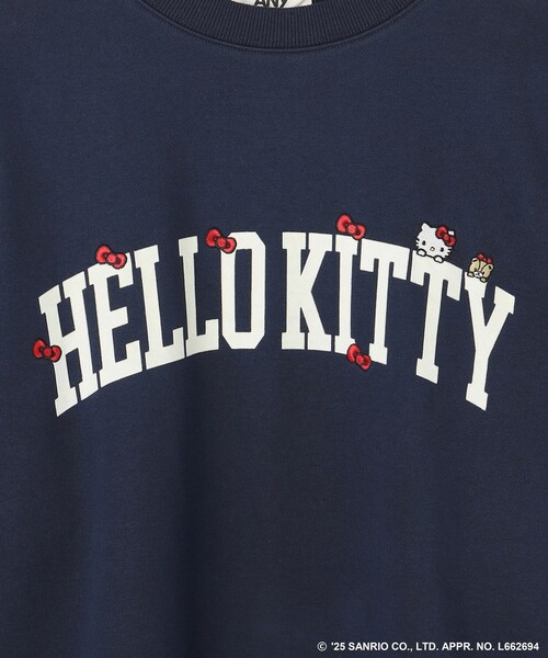 ANY（エニィ） トレーナー スウェット 「ハローキティ×ANY」ロゴ