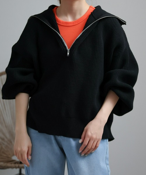 sakishimatokyo 長袖ニット FREE ブラック レディース : ZOZOTOWN