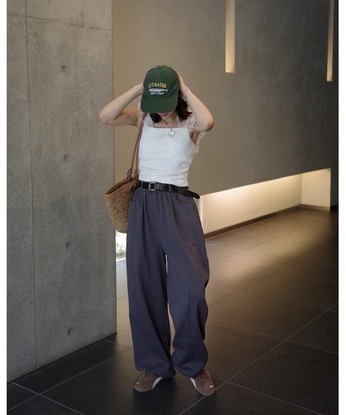 jumelle スウェットパンツ ジャージ バレルレッグスウェット