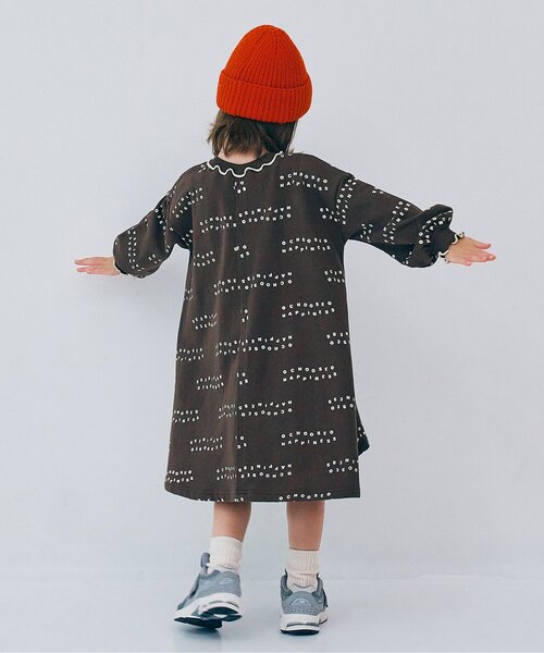 ワンピース 「ジュニア対応」イロチ買いしたい総柄フレアカットソーワンピース キッズ 子供服 女の子 | p.premier | 14