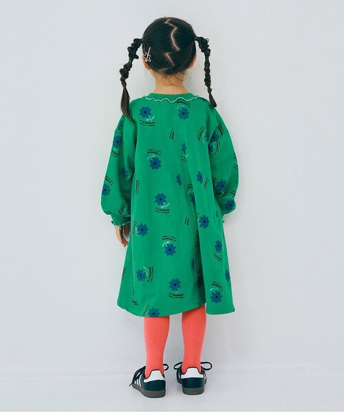 ワンピース 「ジュニア対応」イロチ買いしたい総柄フレアカットソーワンピース キッズ 子供服 女の子 | p.premier | 23