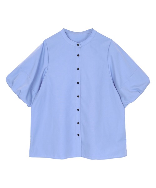 「ur's」 半袖ブラウス S ブルー レディース_画像6