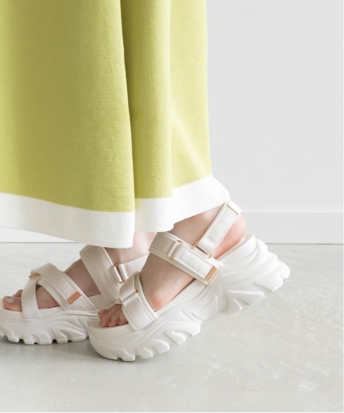 「RANDA」 ヒールサンダル S ブラウン レディース_画像6