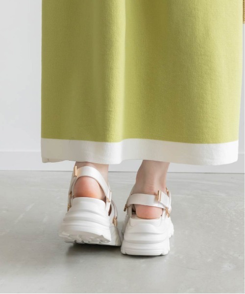 「RANDA」 ヒールサンダル S ブラウン レディース_画像8