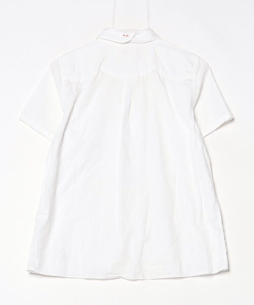 「FRAPBOIS half」 ワンポイント半袖シャツ 1 ホワイト レディース_画像2