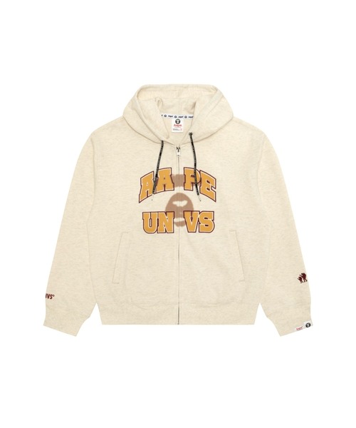 AAPEレディースパーカー✨ AAPE BY A BATHING APE パーカー BASIC ZIP UP HOODIE