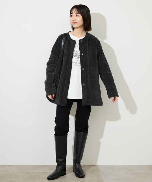 SLOBE IENA（スローブイエナ） コート アウター モールニット