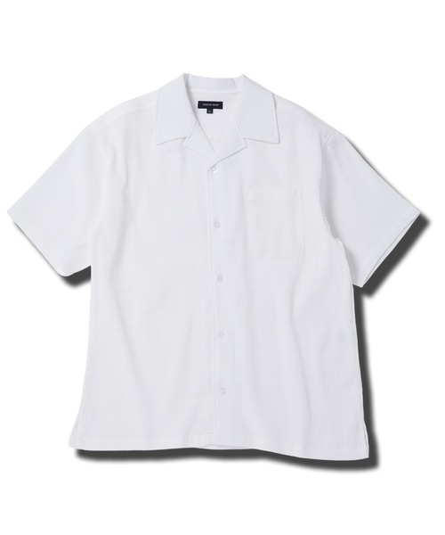 「JIGGYS SHOP」 半袖シャツ MEDIUM ホワイト メンズ_画像6