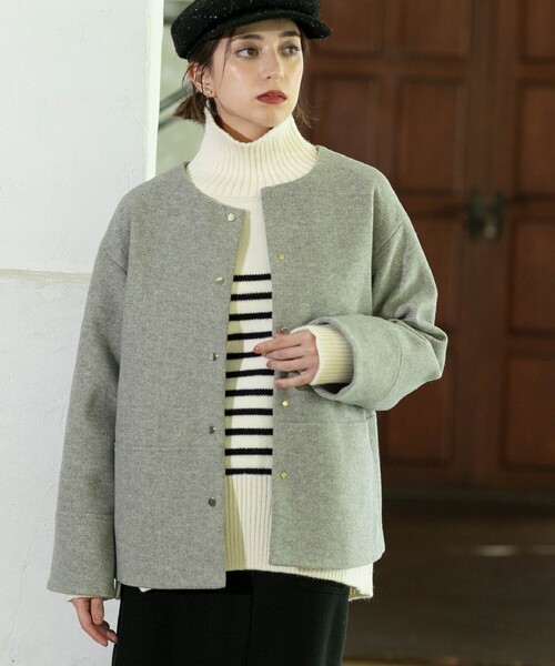 OPAQUE.CLIP（オペークドットクリップ） ノーカラージャケット 38