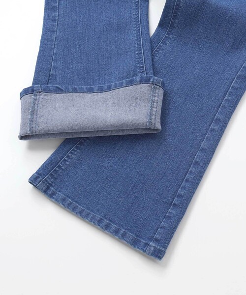 nexchic（ネクシック） セットアップ デニムビスチェxフレアパンツ