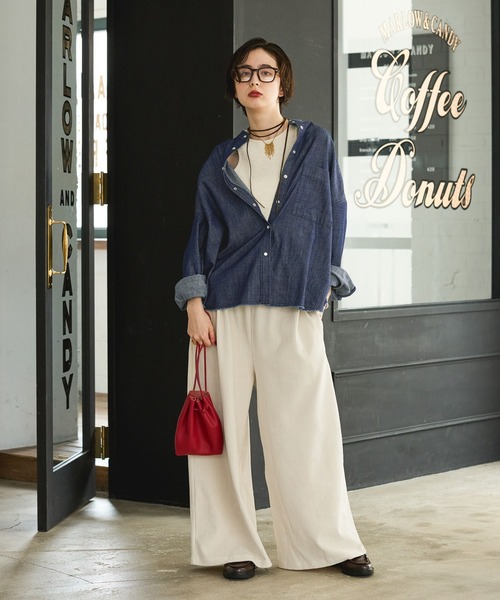 George's ブラウス シャツ デニムシャツ レディース : ZOZOTOWN Yahoo