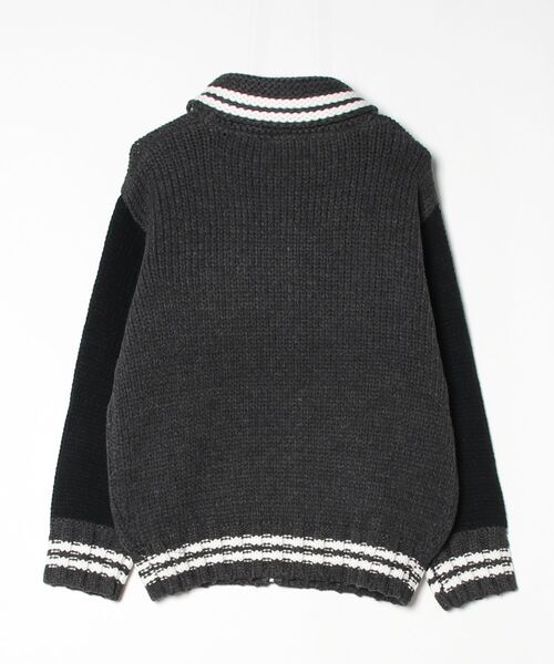 FIRST DOWN（ファーストダウン） スタジャン ローゲージニット