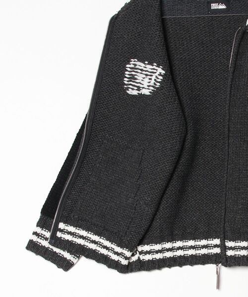 FIRST DOWN（ファーストダウン） スタジャン ローゲージニット