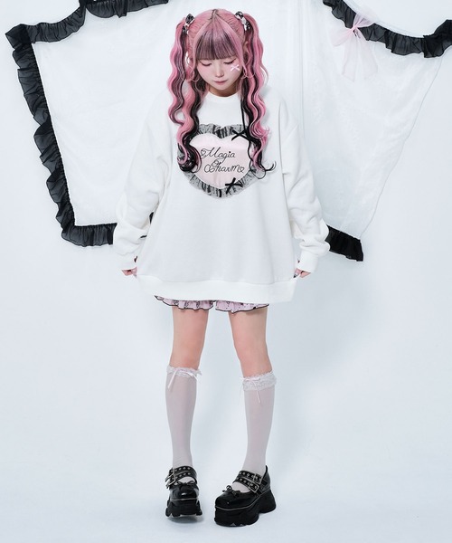 Magia Charm スウェット ブルゾン ℳ𝒶𝑔𝒾𝒶 𝒞𝒽𝒶𝓇𝓂｜.⋆𝜗𝜚 いちばんかわいい自分になれる、魔法の