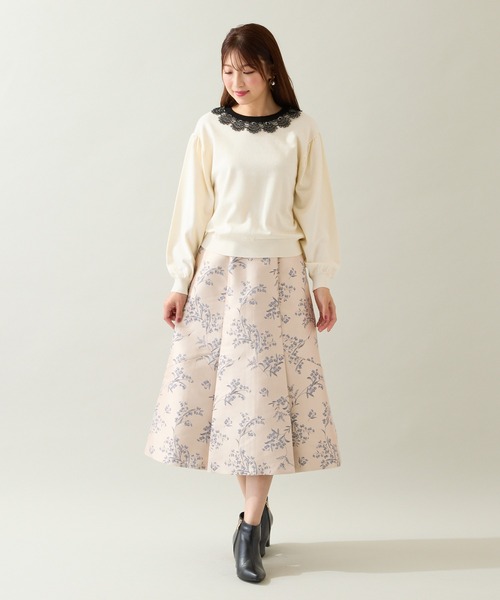 Rose Tiara（ローズティアラ） ニット セーター 「前後2WAY」レース