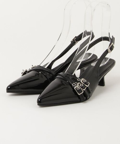 「Per sist ence」 ヒールサンダル MEDIUM シルバー レディース_画像6