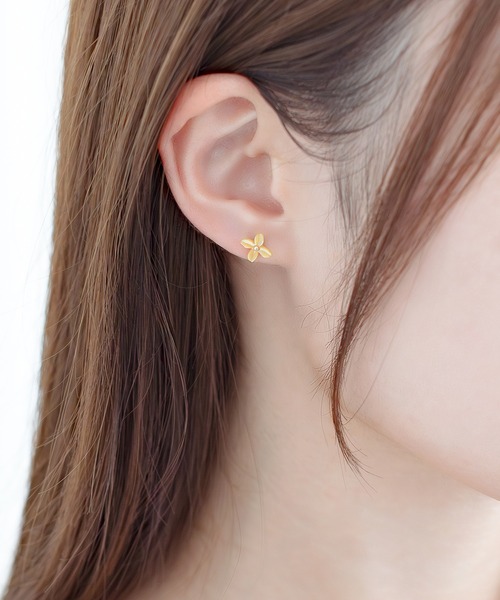 BLOOM（ブルーム） ピアス K10 イエローゴールド キンモクセイ ピアス