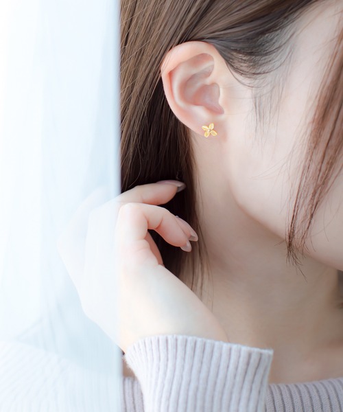 BLOOM（ブルーム） ピアス K10 イエローゴールド キンモクセイ ピアス