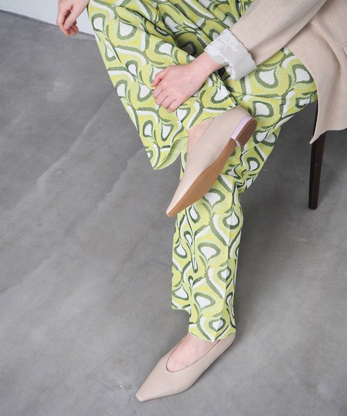 「Daniella&GEMMA」 フラットパンプス 35 アイボリー レディース_画像9