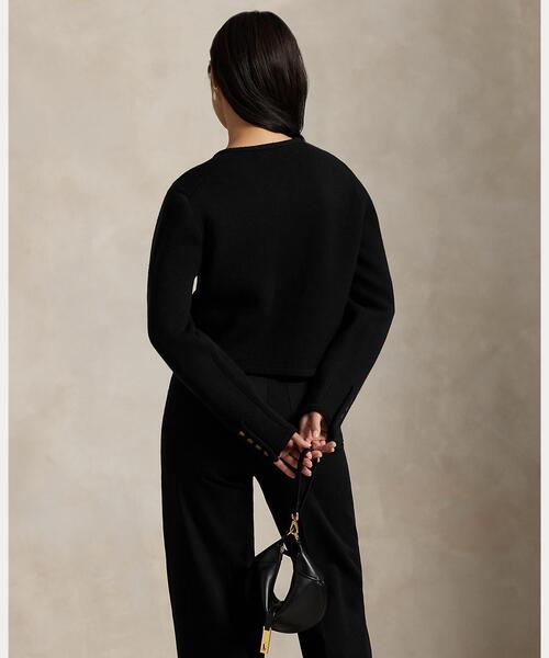 POLO RALPHLAUREN ウールコート アウター 黒 サイズXS LAUREN RALPH