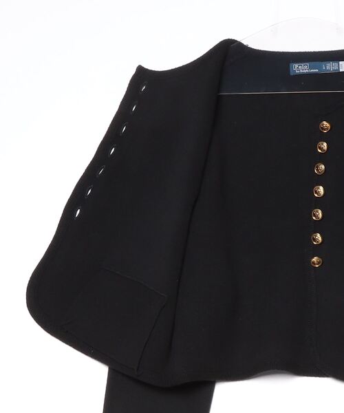 POLO RALPHLAUREN ウールコート アウター 黒 サイズXS LAUREN RALPH