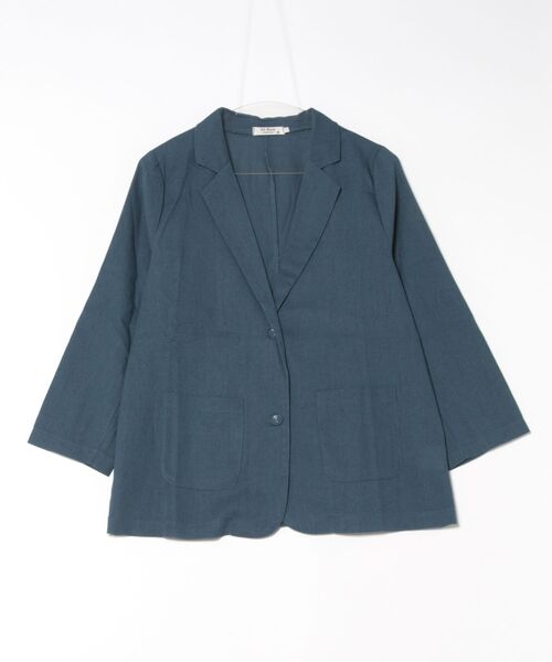 「BLANC FICELLE」 「Xi Ran」テーラードジャケット L ナチュラル レディース_画像9