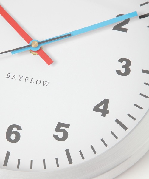 BAYFLOW（ベイフロー） 時計 BFシルバー壁掛け時計 : ZOZOTOWN Yahoo