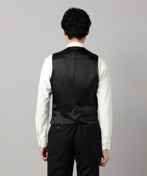 コムサ・メン（COMME CA MEN）/【スリーピース対応】Super120’s ウールギャバ ベスト COMME CA MEN（コムサメン） スーツ ベスト 「スリーピース対応