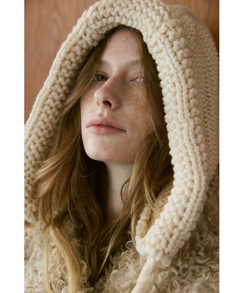 un/neu ニット帽 ニットキャップ ツイストバラクラバニットキャップ