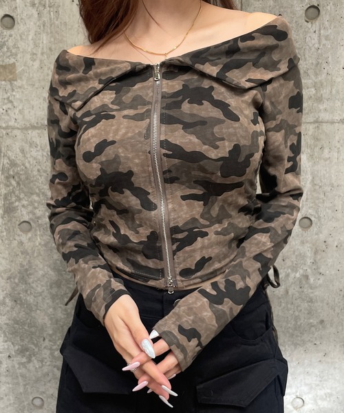 BOTT 迷彩柄 長袖トレーナー| ヤマダウェブコム