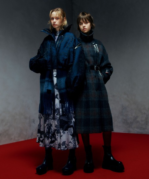 HARE　フラワーバックレースアップハイウエストスカート　25 A/W 完売品 楽天市場】フラワーバックレースアップハイウエストスカート HARE ハレ