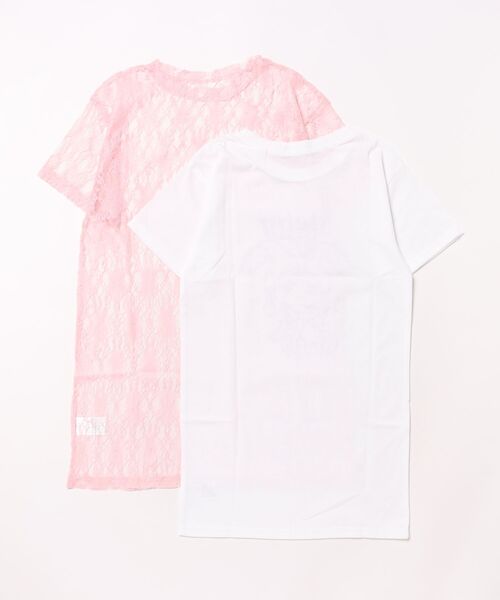 「URBAN CHERRY」 「meltybunny」「KIDS」半袖ワンピース X-SMALL ホワイト キッズ_画像2