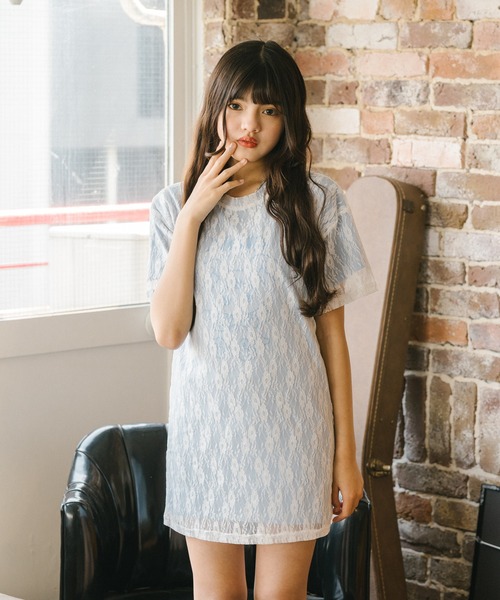 「URBAN CHERRY」 「meltybunny」「KIDS」半袖ワンピース X-SMALL ホワイト キッズ_画像7