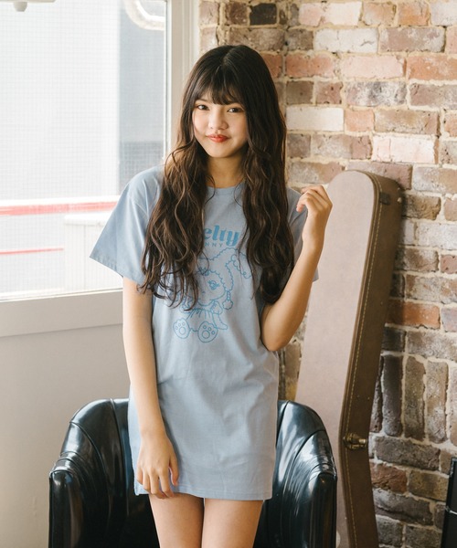「URBAN CHERRY」 「meltybunny」「KIDS」半袖ワンピース X-SMALL ホワイト キッズ_画像8