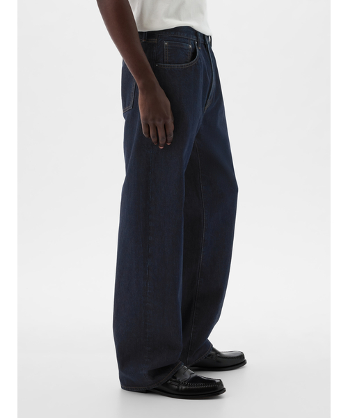 GAP 10.5インチ バギーデニムショートパンツ W30 インディゴブルー