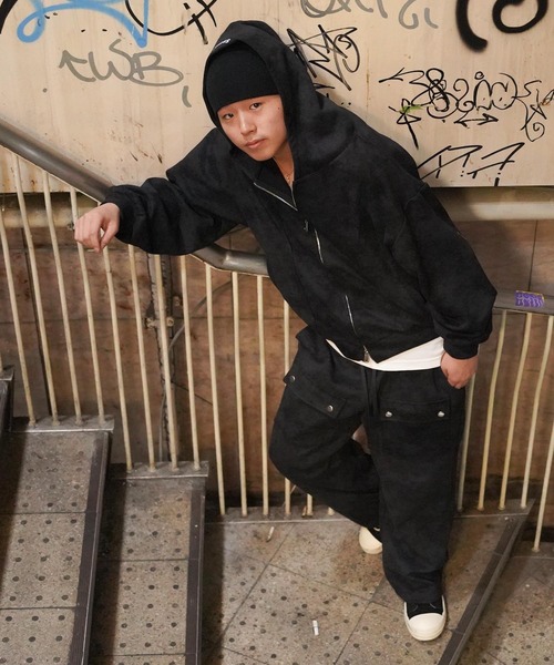 GUIDER パーカー 「GUIDER」「セットアップ対応」ボンディング ZIP