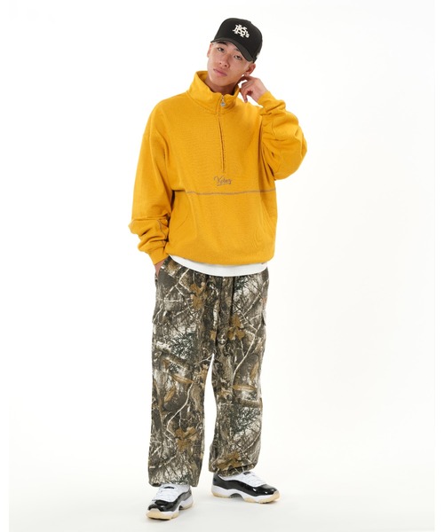 KEBOZ（ケボズ） トレーナー スウェット ICON SWEAT HALF ZIP メンズ