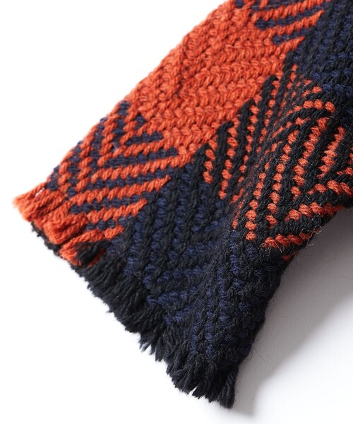 「John branigan」 ノーカラージャケット フリ- ブラック レディース_画像5