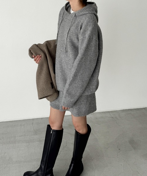 CANAL JEAN（キャナルジーン） セットアップ El mar ウール混パーカー