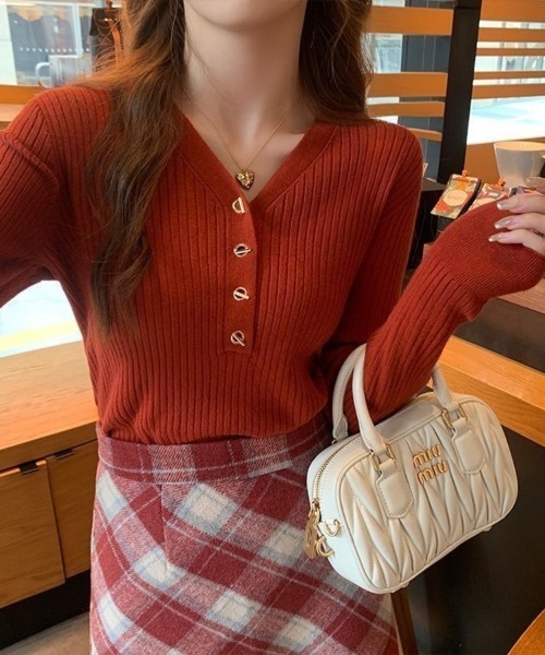セオリー 2024年製 Wooster Crepe Knit Vneck/Vネックリブニット レディース S ホワイト【新品未使用品】【新入荷】♪ Theory(セオリー) WOOSTER CREPE KNIT POINTELLE PO WHITE - YAMAROKU